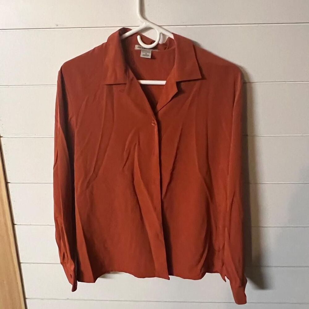 Notations Women's Burnt Orange Blouse